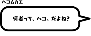 ハコムカエ：何者って、ハコ、だよね？